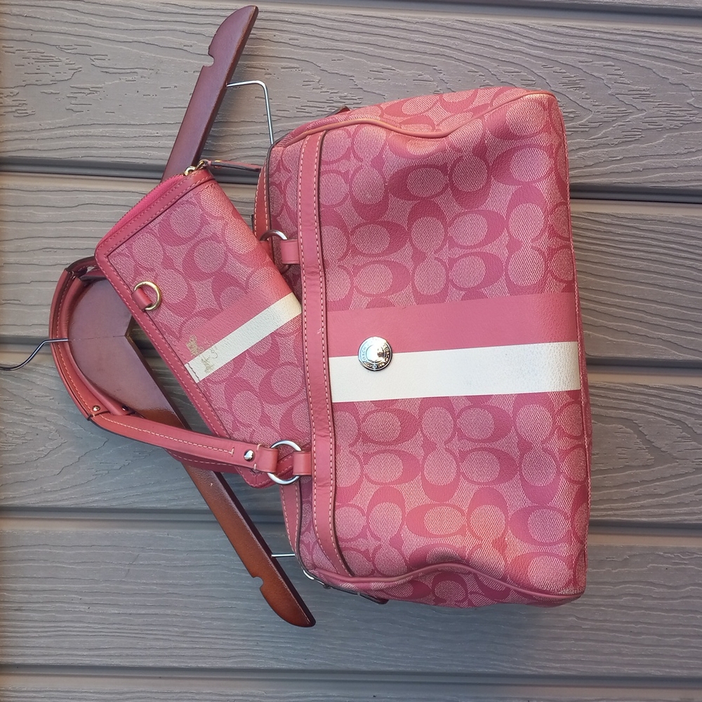 Coach pink set